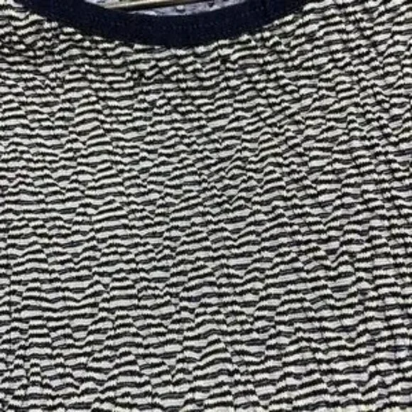 LARK + GREY NWT Knit Striped Scoop Neck Sundress L/XL Smocked Fit & Flair - Picture 7 of 11